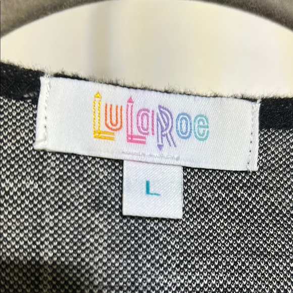 NWT LuLaRoe Black and White Knit Cardigan - Picture 7 of 7